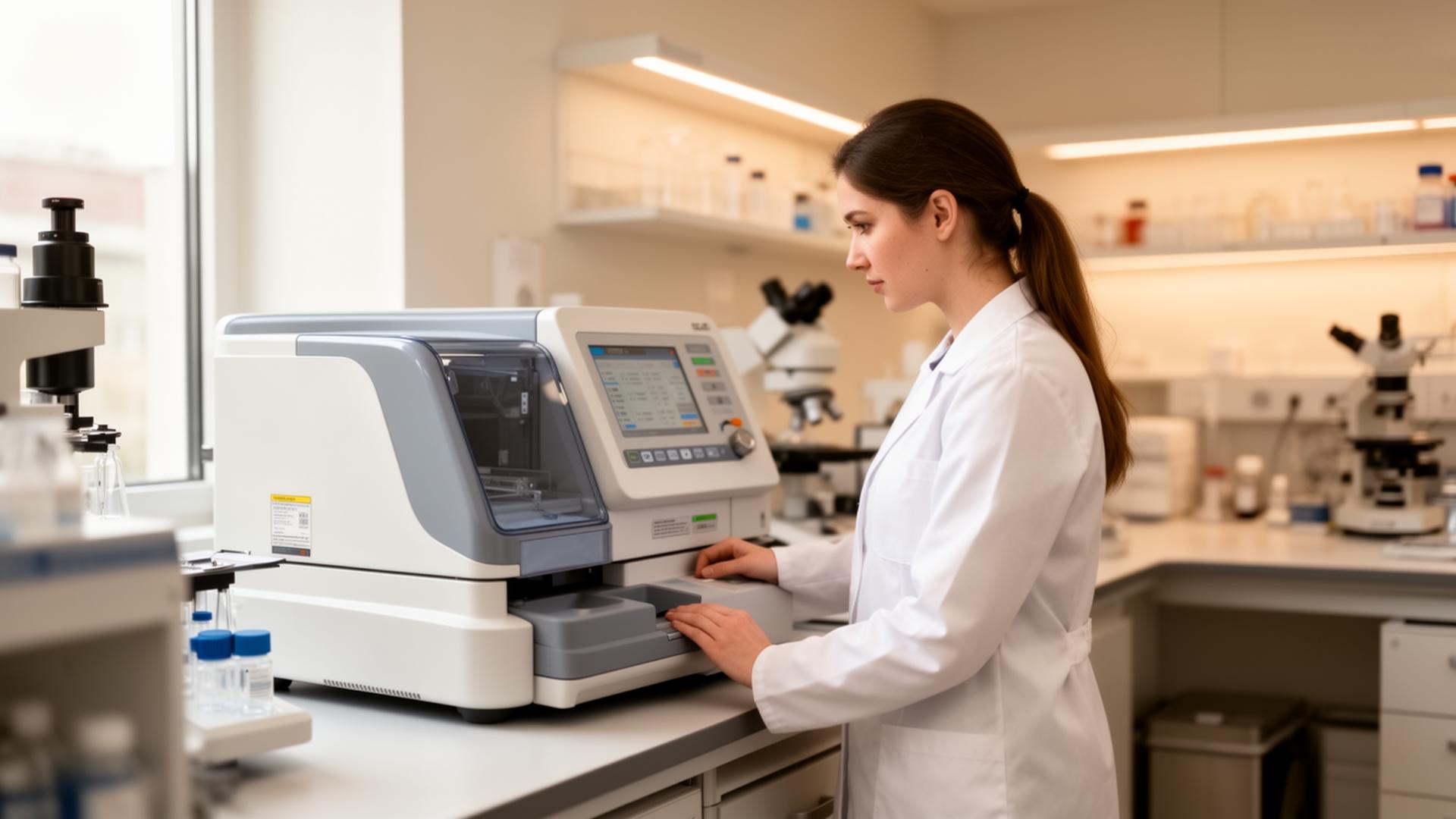 Modern diagnostic laboratory at Bayzied's Health Service Centre